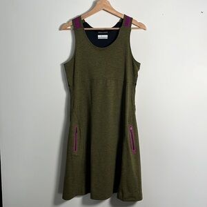 Columbia Olive Green Sleeveless Dress